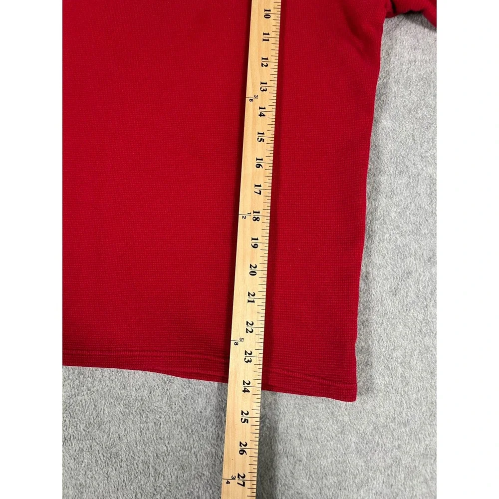 Polo Ralph Lauren Mens 2 Pack Thermal Waffle Knit Sleepwear Shirts Black Red L